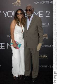 Alexis Freeman and Morgan Freeman arrive at the Now You See Me 2 world premiere, Monday, June 6, 2016 in New York City.  NYP201604269121 BRYANxR.xSMITH