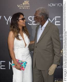 Alexis Freeman and Morgan Freeman arrive at the Now You See Me 2 world premiere, Monday, June 6, 2016 in New York City.  NYP201604269122 BRYANxR.xSMITH