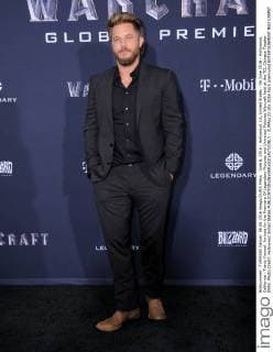 June 6, 2016 - Hollywood, CA, United States - 06 June 2016 - Hollywood, California - Travis Fimmel. Arrivals for the Premiere Of Legendary Pictures and Universal Pictures Warcraft held at the TCL Chinese Theater IMAX. Photo Credit: Hollywood United States - ZUMAa123