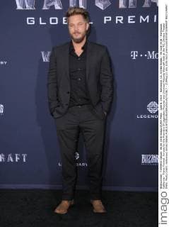 June 6, 2016 - Hollywood, CA, United States - 06 June 2016 - Hollywood, California - Travis Fimmel. Arrivals for the Premiere Of Legendary Pictures and Universal Pictures Warcraft held at the TCL Chinese Theater IMAX. Photo Credit: Hollywood United States - ZUMAa123