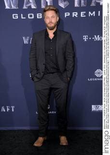 June 6, 2016 - Hollywood, CA, United States - 06 June 2016 - Hollywood, California - Travis Fimmel. Arrivals for the Premiere Of Legendary Pictures and Universal Pictures Warcraft held at the TCL Chinese Theater IMAX. Photo Credit: Hollywood United States - ZUMAa123