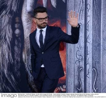 Cast member Dominic Cooper attends the premiere of the fantasy motion picture Warcraft at the TCL Chinese Theatre in the Hollywood section of Los Angeles on June 6, 2016. Storyline: The peaceful realm of Azeroth stands on the brink of war as its civilization faces a fearsome race of invaders: orc warriors fleeing their dying home to colonize another. As a portal opens to connect the two worlds, one army faces destruction and the other faces extinction.  LAP2016060617 JIMxRUYMEN