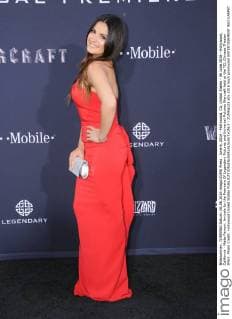 June 6, 2016 - Hollywood, CA, United States - 06 June 2016 - Hollywood, California - Maite Perroni. Arrivals for the Premiere Of Legendary Pictures and Universal Pictures Warcraft held at the TCL Chinese Theater IMAX. Photo Credit: Hollywood United States - ZUMAa123