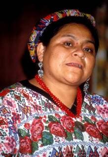 Jan. 1, 2011 - L4351 SD1117.RIGOBERTA MENCHU PRESSER 1992 NOBLE PEACE PRIZE RECIPIENT. STEPHEN TRUPP 1992 - ZUMAg49_
