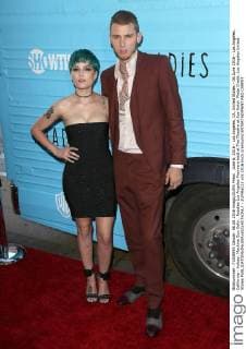 June 6, 2016 - Los Angeles, CA, United States - 06 June 2016 - Los Angeles, California - Halsey, Machine Gun Kelly.. Roadies Los Angeles Premiere held at The Theatre at Ace Hotel. Photo Credit: Los Angeles United States - ZUMAa123