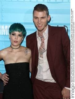 June 6, 2016 - Los Angeles, CA, United States - 06 June 2016 - Los Angeles, California - Halsey, Machine Gun Kelly.. Roadies Los Angeles Premiere held at The Theatre at Ace Hotel. Photo Credit: Los Angeles United States - ZUMAa123