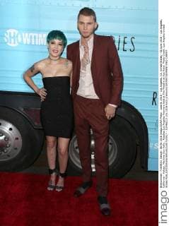 June 6, 2016 - Los Angeles, CA, United States - 06 June 2016 - Los Angeles, California - Halsey, Machine Gun Kelly.. Roadies Los Angeles Premiere held at The Theatre at Ace Hotel. Photo Credit: Los Angeles United States - ZUMAa123