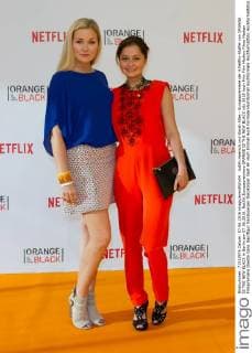 Judith Hoersch und Sarah Alles - Europapremiere der 4.Netflix-Staffel von ORANGE IS THE NEW BLACK in Berlin am 07.06.2016. Netflix Europapremiere ORANGE IS THE NEW BLACK