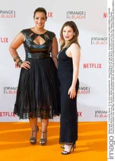 Dascha Polanco und Yael Stone - Europapremiere der 4.Netflix-Staffel von ORANGE IS THE NEW BLACK in Berlin am 07.06.2016. Netflix Europapremiere ORANGE IS THE NEW BLACK