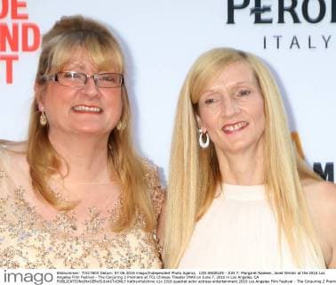 LOS ANGELES - JUN 7: Margaret Nadeen, Janet Winter at the 2016 Los Angeles Film Festival - The Conjuring 2 Premiere at TCL Chinese Theater IMAX on June 7, 2016 in Los Angeles, CA  KathyxHutchins