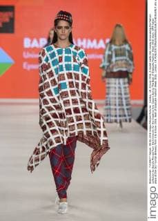 London, UK. 8 June 2016. A model walks the runway showcasing the fashion collection by Bareia Ahmad from the University for the Creative Arts Epsom during The Best of Graduate Fashion Week 2016 show. GFW takes place at the Old Truman Brewery from 5 to 8 June 2016. Best of Graduate Fashion Week 2016, London, UK 