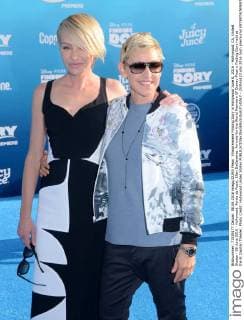 Filmpremiere Finding Dory in Hollywood June 8, 2016 - Hollywood, CA, United States - 08 June 2016 - Hollywood. Portia de Rossi, Ellen DeGeneres. Arrivals for the World Premiere Of Disney-Pixar s Finding Dory held at the El Capitan Theater. Photo Credit: Hollywood United States - ZUMAa123