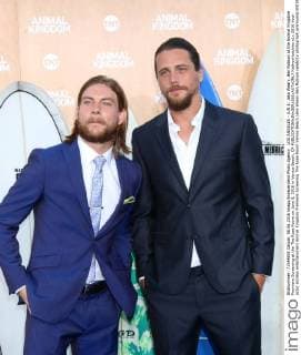 LOS ANGELES - JUN 8: Jake Weary, Ben Robson at the Animal Kingdom Premiere Screening at the The Rose Room on June 8, 2016 in Venice Beach, CA  KathyxHutchins