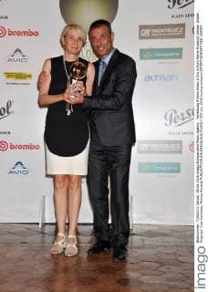 Verleihung Premio Globo d Oro in Rom Rome Photocall Golden Globes . Pictured: Ivan Cotroneo, Monica Ravetta  CCP