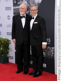 June 9, 2016 - Hollywood, CA, United States - 09 June 2016 - Hollywood. John Williams, Steven Spielberg. Arrivals for the American Film Institute s 44th Life Achievement Award Gala Tribute to John Williams held at Dolby Theater. Photo Credit: Hollywood United States - ZUMAa123