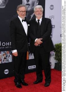 June 9, 2016 - Hollywood, CA, United States - 09 June 2016 - Hollywood. Steven Spielberg, George Lucas. Arrivals for the American Film Institute s 44th Life Achievement Award Gala Tribute to John Williams held at Dolby Theater. Photo Credit: Hollywood United States - ZUMAa123