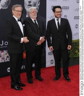June 9, 2016 - Hollywood, CA, United States - 09 June 2016 - Hollywood. Steven Spielberg, George Lucas, JJ Abrams. Arrivals for the American Film Institute s 44th Life Achievement Award Gala Tribute to John Williams held at Dolby Theater. Photo Credit: Hollywood United States - ZUMAa123