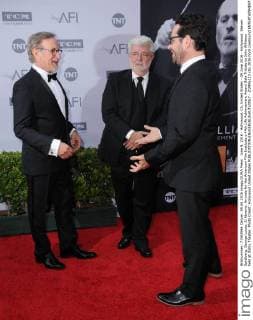 June 9, 2016 - Hollywood, CA, United States - 09 June 2016 - Hollywood. Steven Spielberg, George Lucas, JJ Abrams. Arrivals for the American Film Institute s 44th Life Achievement Award Gala Tribute to John Williams held at Dolby Theater. Photo Credit: Hollywood United States - ZUMAa123