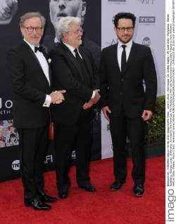 June 9, 2016 - Hollywood, CA, United States - 09 June 2016 - Hollywood. Steven Spielberg, George Lucas, JJ Abrams. Arrivals for the American Film Institute s 44th Life Achievement Award Gala Tribute to John Williams held at Dolby Theater. Photo Credit: Hollywood United States - ZUMAa123