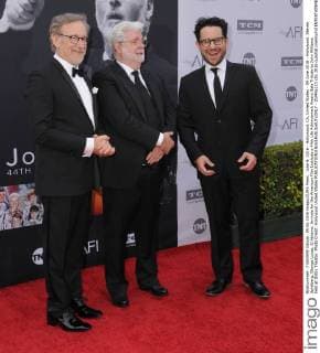 June 9, 2016 - Hollywood, CA, United States - 09 June 2016 - Hollywood. Steven Spielberg, George Lucas, JJ Abrams. Arrivals for the American Film Institute s 44th Life Achievement Award Gala Tribute to John Williams held at Dolby Theater. Photo Credit: Hollywood United States - ZUMAa123