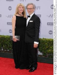 June 9, 2016 - Hollywood, CA, United States - 09 June 2016 - Hollywood. Kate Capshaw, Steven Spielberg. Arrivals for the American Film Institute s 44th Life Achievement Award Gala Tribute to John Williams held at Dolby Theater. Photo Credit: Hollywood United States - ZUMAa123