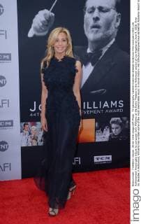 TV personality Camille Grammer attends American Film Institute s 44th Life Achievement Award gala tribute to composer John Williams at the Dolby Theatre in the Hollywood section of Los Angeles on June 9, 2016. Over six decades in Hollywood, Williams has written some of the most memorable music in movie history. His 100-plus features have earned 50 Academy Award nominations (making him the most-nominated living person), winning five times. Williams also received 22 Grammys, seven BAFTAs, five Emmys, four Golden Globes, a Kennedy Center Honor and the National Medal of Arts. And then there are all those iconic themes, the ones everyone in the world knows.  LAP2016060925 JIMxRUYMEN