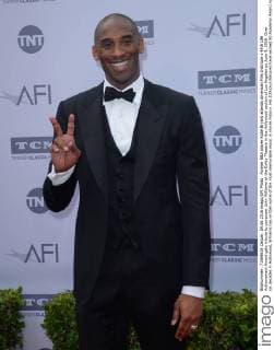 Former NBA player Kobe Bryant attends American Film Institute s 44th Life Achievement Award gala tribute to composer John Williams at the Dolby Theatre in the Hollywood section of Los Angeles on June 9, 2016. Over six decades in Hollywood, Williams has written some of the most memorable music in movie history. His 100-plus features have earned 50 Academy Award nominations (making him the most-nominated living person), winning five times. Williams also received 22 Grammys, seven BAFTAs, five Emmys, four Golden Globes, a Kennedy Center Honor and the National Medal of Arts. And then there are all those iconic themes, the ones everyone in the world knows.  LAP2016060927 JIMxRUYMEN