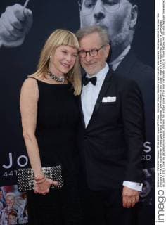 Director Steven Spielberg and his wife, actress Kate Capshaw attend American Film Institute s 44th Life Achievement Award gala tribute to composer John Williams at the Dolby Theatre in the Hollywood section of Los Angeles on June 9, 2016. Over six decades in Hollywood, Williams has written some of the most memorable music in movie history. His 100-plus features have earned 50 Academy Award nominations (making him the most-nominated living person), winning five times. Williams also received 22 Grammys, seven BAFTAs, five Emmys, four Golden Globes, a Kennedy Center Honor and the National Medal of Arts. And then there are all those iconic themes, the ones everyone in the world knows.  LAP2016060934 JIMxRUYMEN