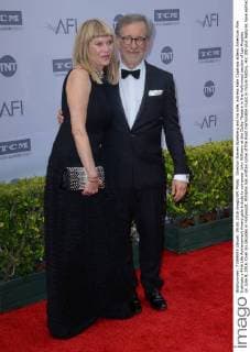 Director Steven Spielberg and his wife, actress Kate Capshaw attend American Film Institute s 44th Life Achievement Award gala tribute to composer John Williams at the Dolby Theatre in the Hollywood section of Los Angeles on June 9, 2016. Over six decades in Hollywood, Williams has written some of the most memorable music in movie history. His 100-plus features have earned 50 Academy Award nominations (making him the most-nominated living person), winning five times. Williams also received 22 Grammys, seven BAFTAs, five Emmys, four Golden Globes, a Kennedy Center Honor and the National Medal of Arts. And then there are all those iconic themes, the ones everyone in the world knows.  LAP2016060937 JIMxRUYMEN