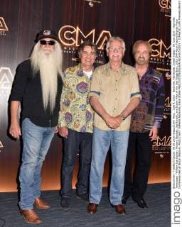 June 9, 2016 - Nashville, Tennessee, United States - 09 June 2016 - Nashville, Tennessee - William Lee Golden, Richard Sterban, Joe Bonsall, and Duane Allen of the Oak Ridge Boys. 2016 CMA Music Festival Nightly Press Conference held at Nissan Stadium. Photo Credit: AdMedia Nashville United States - ZUMAa123