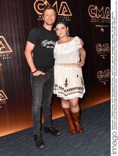 June 9, 2016 - Nashville, Tennessee, United States - 09 June 2016 - Nashville, Tennessee - Dierks Bentley, Elle King. 2016 CMA Music Festival Nightly Press Conference held at Nissan Stadium. Photo Credit: AdMedia Nashville United States - ZUMAa123