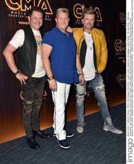 June 9, 2016 - Nashville, Tennessee, United States - 09 June 2016 - Nashville, Tennessee - Jay DeMarcus, Gary LeVox, Joe Don Rooney, Rascal Flatts. 2016 CMA Music Festival Nightly Press Conference held at Nissan Stadium. Photo Credit: AdMedia Nashville United States - ZUMAa123