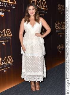 June 9, 2016 - Nashville, Tennessee, United States - 09 June 2016 - Nashville, Tennessee - Hillary Scott, Lady Antebellum. 2016 CMA Music Festival Nightly Press Conference held at Nissan Stadium. Photo Credit: AdMedia Nashville United States - ZUMAa123