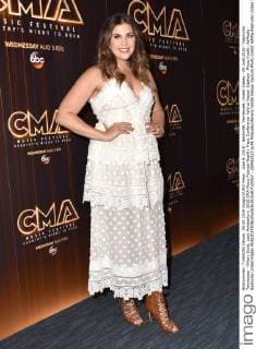 June 9, 2016 - Nashville, Tennessee, United States - 09 June 2016 - Nashville, Tennessee - Hillary Scott, Lady Antebellum. 2016 CMA Music Festival Nightly Press Conference held at Nissan Stadium. Photo Credit: AdMedia Nashville United States - ZUMAa123