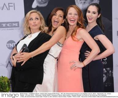 AFI Life Achievement Award in Los Angeles June 9, 2016 - Hollywood, CA, United States - 09 June 2016 - Hollywood. Marlee Matlin, Constance Marie, Katie Leclerc, Vanessa Marano. Arrivals for the American Film Institute s 44th Life Achievement Award Gala Tribute to John Williams held at Dolby Theater. Photo Credit: Hollywood United States - ZUMAa123