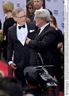 Steven Spielberg und George Lucas bei der 44. AFI Life Achievement Award Gala im Dolby Theatre, Hollywood. Los Angeles, 09.06.2016 Foto:xD.xStarbuckx xFuturexImage