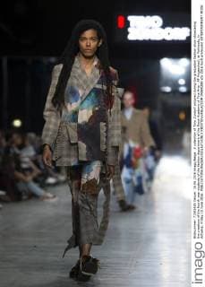 A collection of Timo Zundorf pictured during the graduation fashion show showcasing the creations of the fourth year students of the fashion department of the Royal Academy of Fine Arts - AP Hogeschool, at Parkloods, in Antwerp, Friday 10 June 2016.  KRISTOFxVANxACCOM 04869289