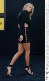 Model Charlotte McKinney attends the premiere of the motion picture comedy Central Intelligence at the Regency Village Theatre in the Westwood section of Los Angeles on June 10, 2016. Storyline: After he reunites with an old pal through Facebook, a mild-mannered accountant is lured into the world of international espionage.  LAP2016061012 JIMxRUYMEN