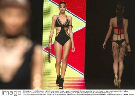 Rocio Crusset bei der Patri Santana Swimwear Fashion Show auf der Swimwear Fashion Week Gran Canaria Moda Calida 2016. Meloneras, 10.06.2016 Rocio Crusset  Foto:xDyDxFotografosx xFuturexImage