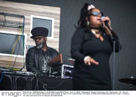 June 11, 2016 - Manchester, Greater Manchester, UK - Manchester , UK . Soul II Soul on the main stage at the Parklife music festival at Heaton Park in Manchester Manchester UK  - ZUMAl94_