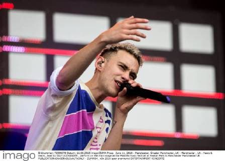 June 11, 2016 - Manchester, Greater Manchester, UK - Manchester , UK . Years & Years , lead by OLLY ALEXANDER , perform on the main stage at the Parklife music festival at Heaton Park in Manchester Manchester UK  - ZUMAl94_