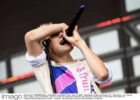 June 11, 2016 - Manchester, Greater Manchester, UK - Manchester , UK . Years & Years , lead by OLLY ALEXANDER , perform on the main stage at the Parklife music festival at Heaton Park in Manchester Manchester UK  - ZUMAl94_