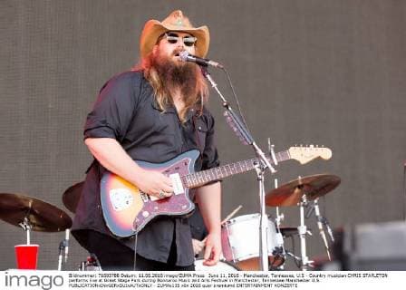 June 11, 2016 - Manchester, Tennessee, U.S - Country musician CHRIS STAPLETON performs live at Great Stage Park during Bonnaroo Music and Arts Festival in Manchester, Tennessee Manchester U.S. - ZUMAs135