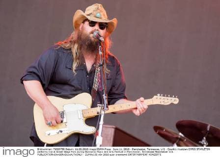 June 11, 2016 - Manchester, Tennessee, U.S - Country musician CHRIS STAPLETON performs live at Great Stage Park during Bonnaroo Music and Arts Festival in Manchester, Tennessee Manchester U.S. - ZUMAs135