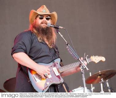 June 11, 2016 - Manchester, Tennessee, U.S - Country musician CHRIS STAPLETON performs live at Great Stage Park during Bonnaroo Music and Arts Festival in Manchester, Tennessee Manchester U.S. - ZUMAs135
