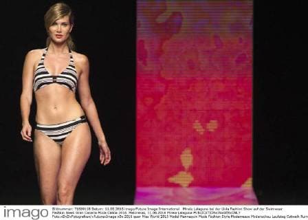 Mireia Lalaguna bei der Livia Fashion Show auf der Swimwear Fashion Week Gran Canaria Moda Calida 2016. Meloneras, 11.06.2016 Mireia Lalaguna  Foto:xDyDxFotografosx xFuturexImage
