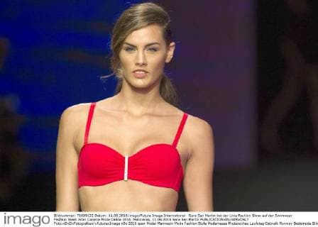 Sara San Martin bei der Livia Fashion Show auf der Swimwear Fashion Week Gran Canaria Moda Calida 2016. Meloneras, 11.06.2016 Sara San Martin  Foto:xDyDxFotografosx xFuturexImage
