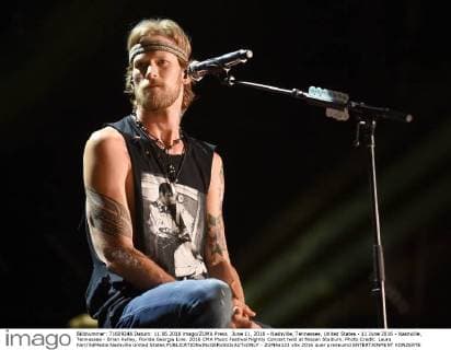 June 11, 2016 - Nashville, Tennessee, United States - 11 June 2016 - Nashville, Tennessee - Brian Kelley, Florida Georgia Line. 2016 CMA Music Festival Nightly Concert held at Nissan Stadium. Photo Credit: Laura Farr AdMedia Nashville United States - ZUMAa123
