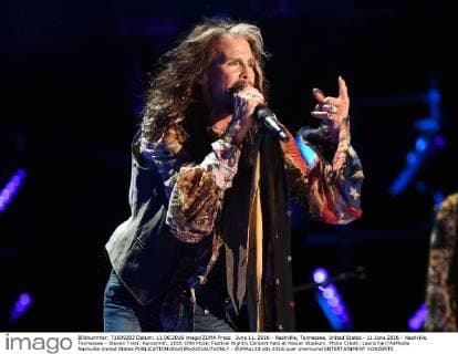 June 11, 2016 - Nashville, Tennessee, United States - 11 June 2016 - Nashville, Tennessee - Steven Tyler, Aerosmith. 2016 CMA Music Festival Nightly Concert held at Nissan Stadium. Photo Credit: Laura Farr AdMedia Nashville United States - ZUMAa123