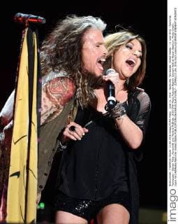 June 11, 2016 - Nashville, Tennessee, United States - 11 June 2016 - Nashville, Tennessee - Steven Tyler, Aerosmith and Martina McBride. 2016 CMA Music Festival Nightly Concert held at Nissan Stadium. Photo Credit: Laura Farr AdMedia Nashville United States - ZUMAa123